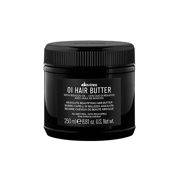 Davines OI Hair Butter 250ml Katı Saç Bakım Yağı – Roucou yağı ile yoğun nemlendirme ve parlaklık sağlayan profesyonel saç maskesi