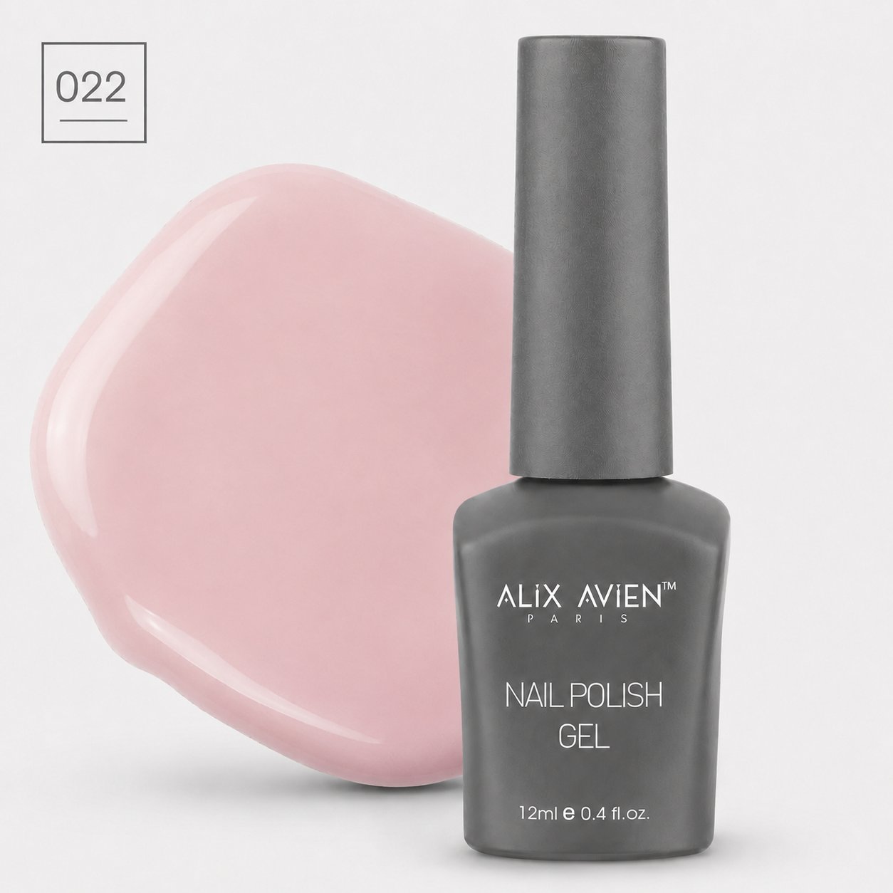 Klasik SeriAlix AvienAlix Avien Kalıcı Oje 12ml. 022 Sütlü Pembe