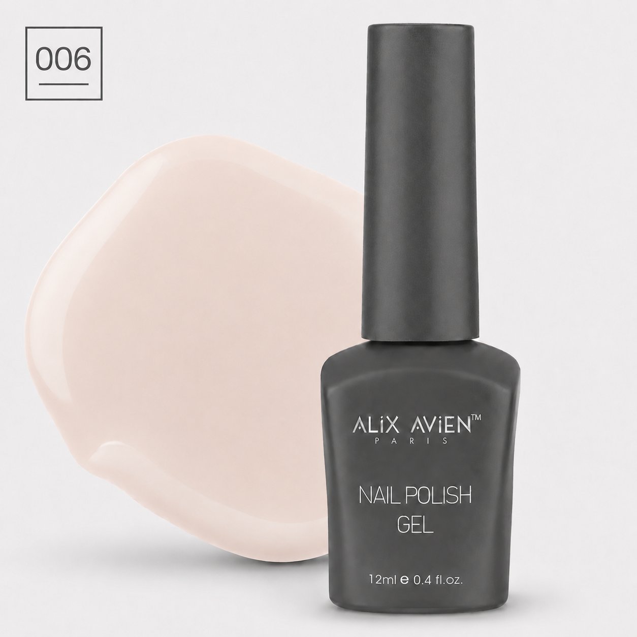 Klasik SeriAlix AvienAlix Avien Kalıcı Oje 12ml. 006 Krem