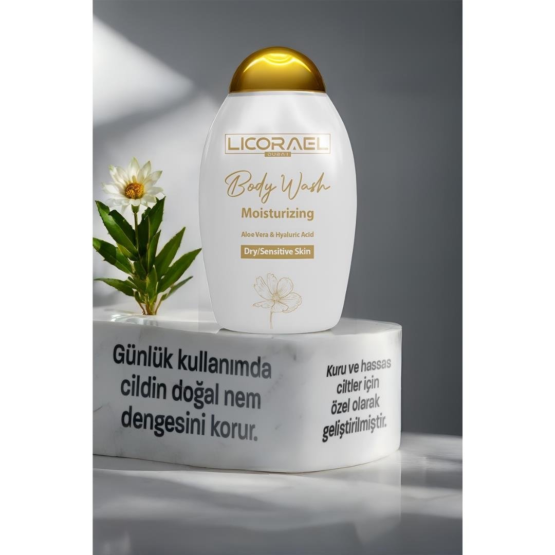 Licorael Dubai Duş Jeli 400ml. Aloe Vera & Hyaluric Acid