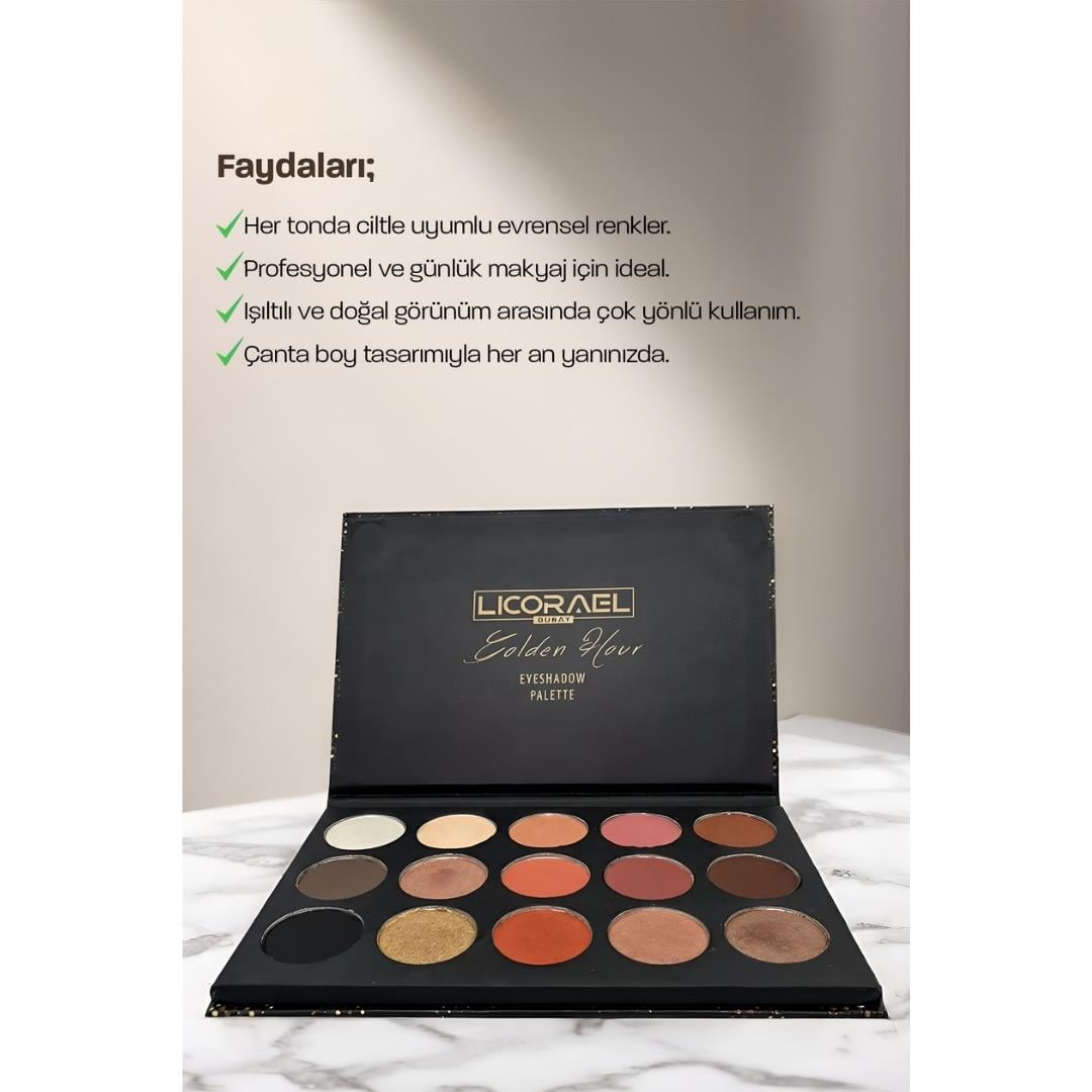 Licorael Dubai Far Paleti 15'li 30gr. Golden Hour