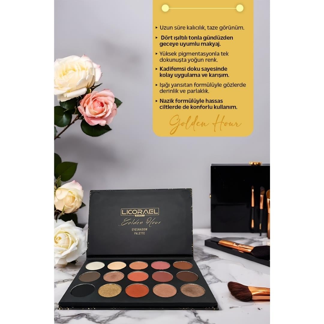 Licorael Dubai Far Paleti 15'li 30gr. Golden Hour