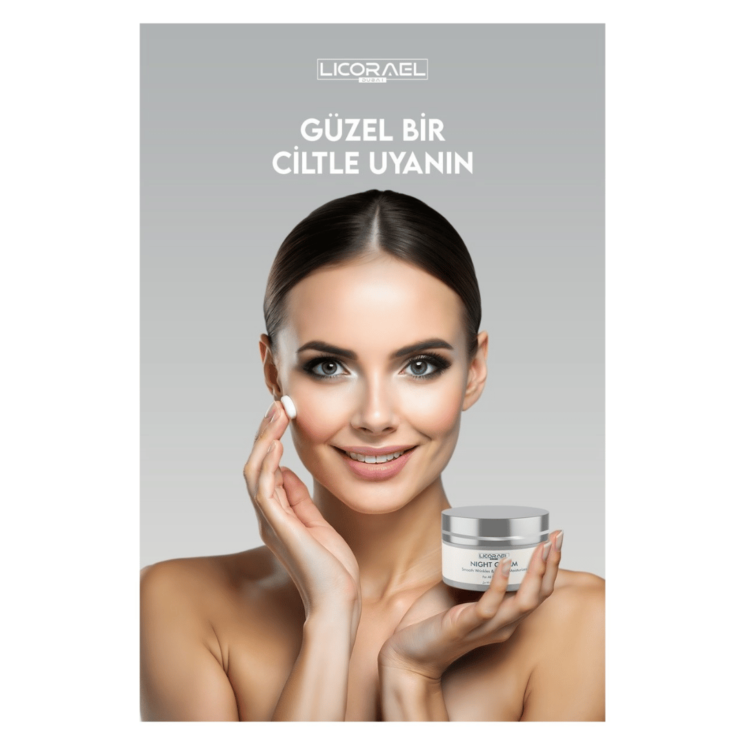 Licorael Dubai Gece Bakım Kremi 50ml. Cilt Yenileyici 