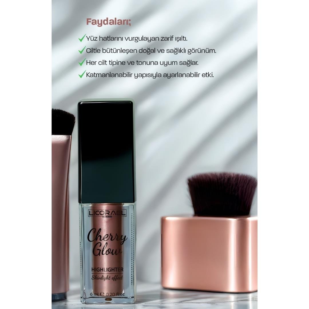 Licorael Dubai Highlighter 6ml. Cherry Glow