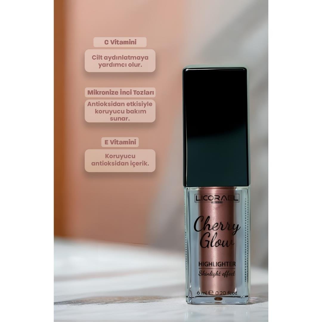 Licorael Dubai Highlighter 6ml. Cherry Glow