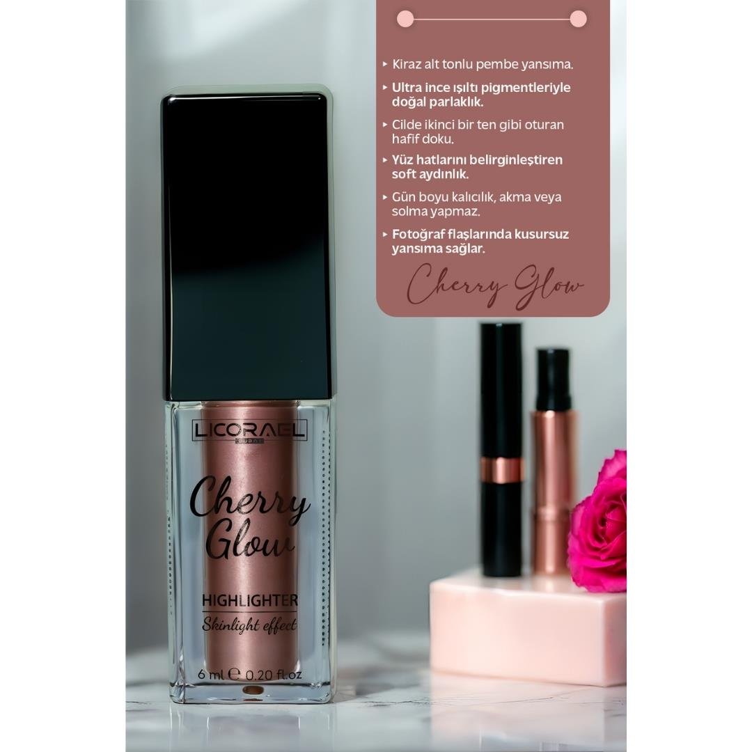 Licorael Dubai Highlighter 6ml. Cherry Glow