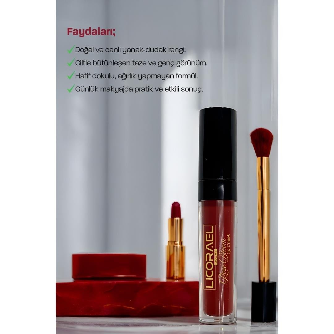 Licorael Dubai Lip Cheek 8ml. Rose Bloom No:25