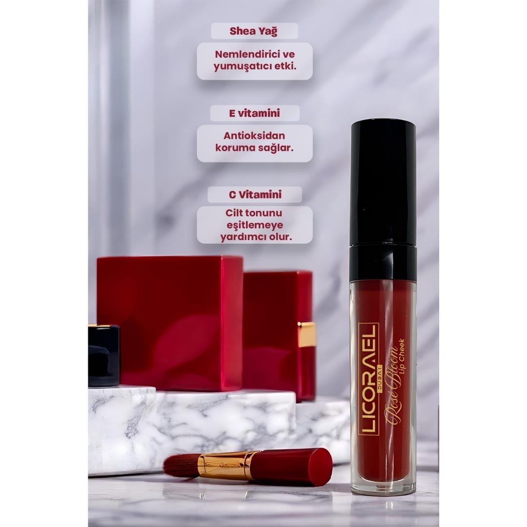 Licorael Dubai Lip Cheek 8ml. Rose Bloom No:25