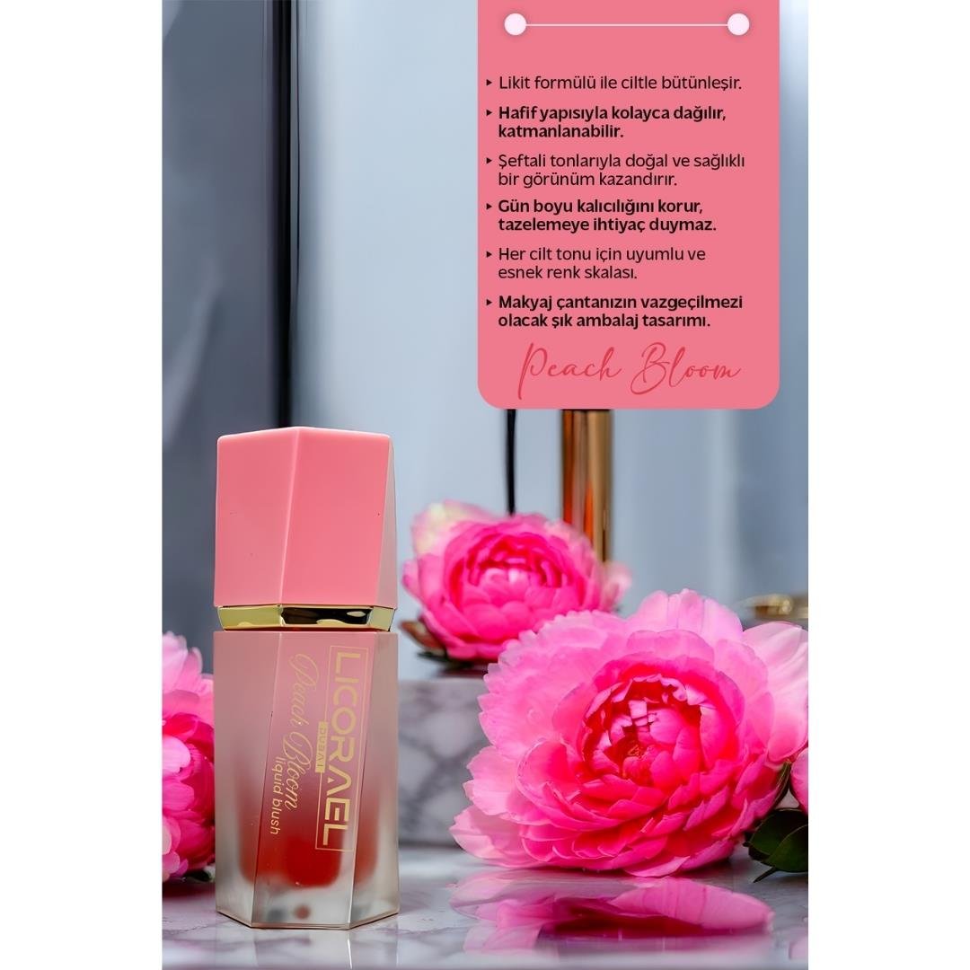 Licorael Dubai Liquid Blush 8ml. Peach Bloom