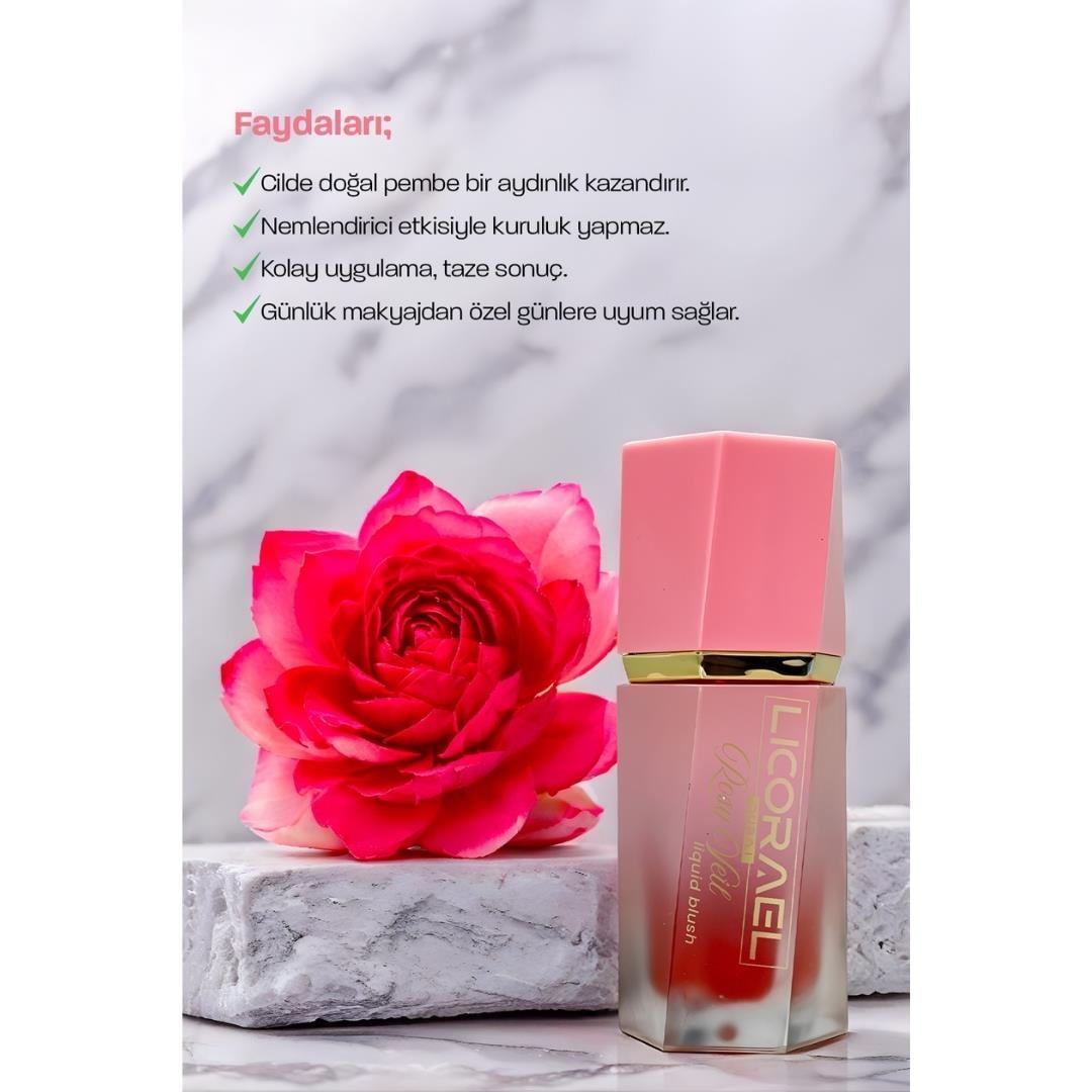 Licorael Dubai Liquid Blush 8ml. Rosy Veil