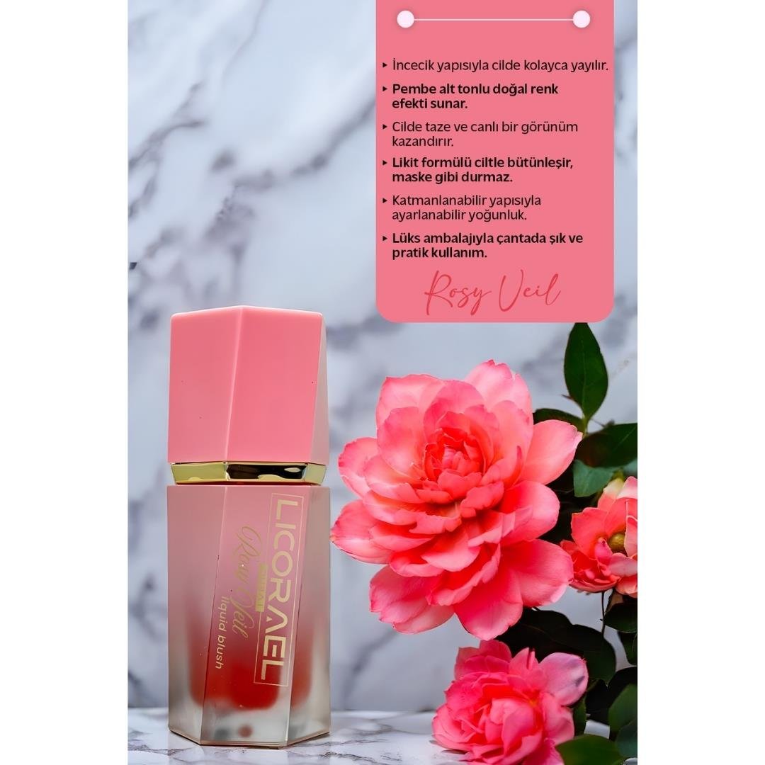 Licorael Dubai Liquid Blush 8ml. Rosy Veil