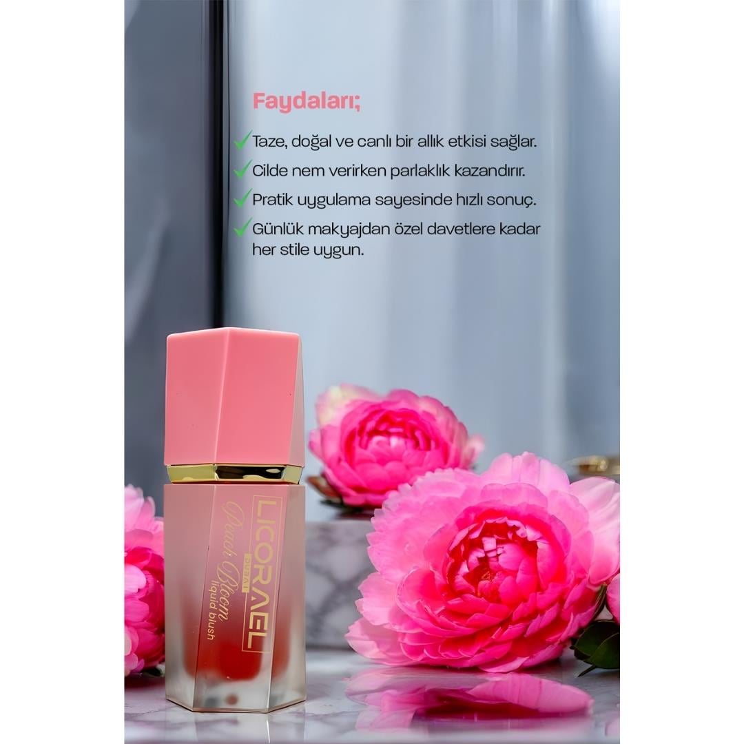 Licorael Dubai Liquid Blush 8ml. Peach Bloom