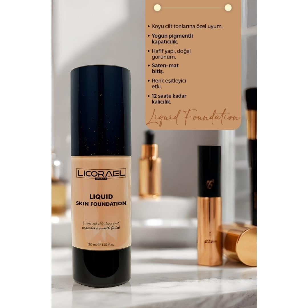 Licorael Dubai Liquid Skin Foundation 30ml. No:L2