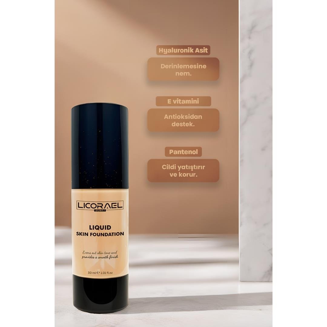 Licorael Dubai Liquid Skin Foundation 30ml. No:L1