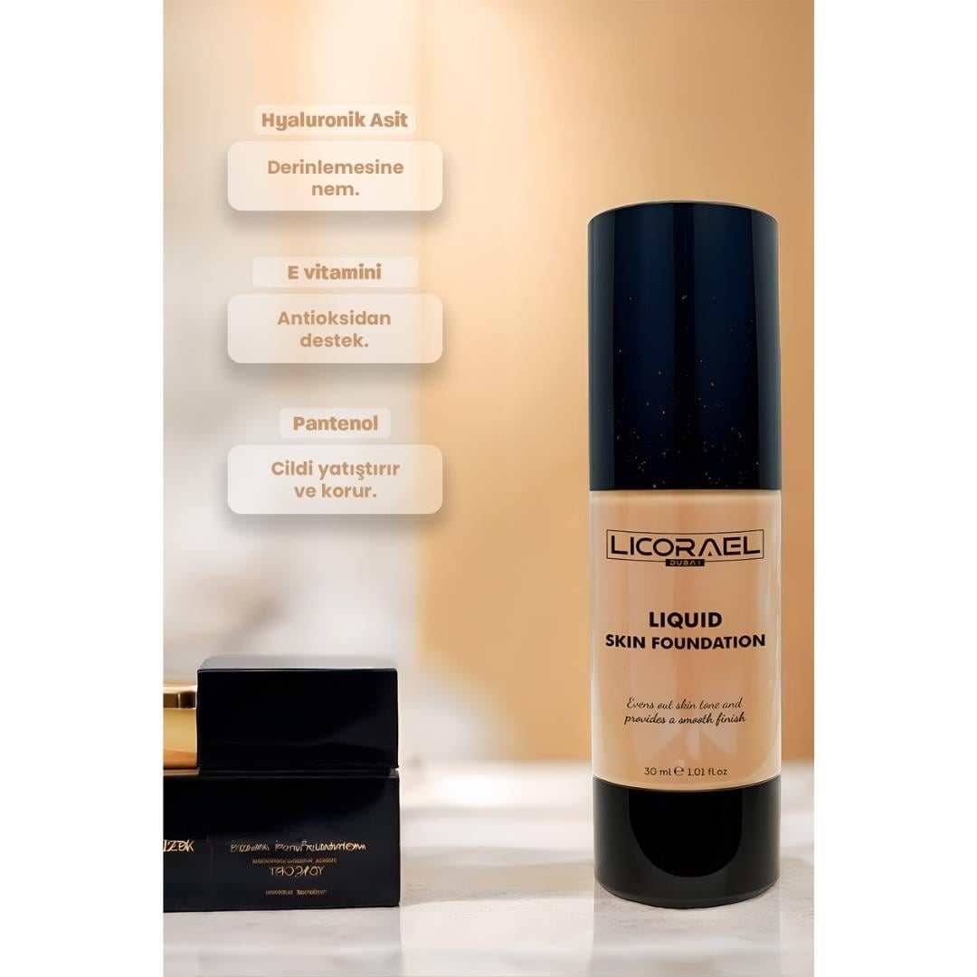 Licorael Dubai Liquid Skin Foundation 30ml. No:L2
