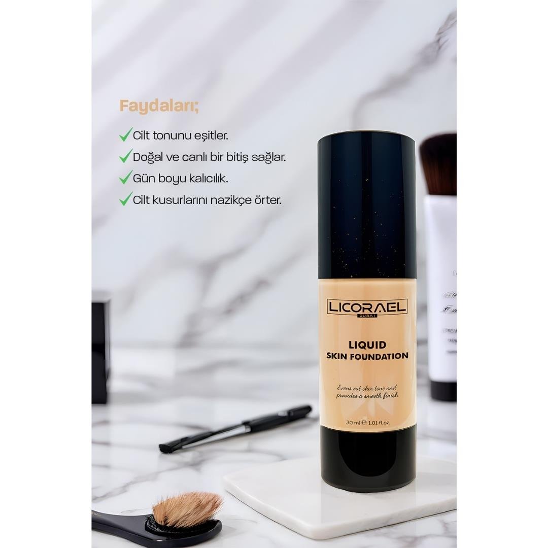Licorael Dubai Liquid Skin Foundation 30ml. No:L1