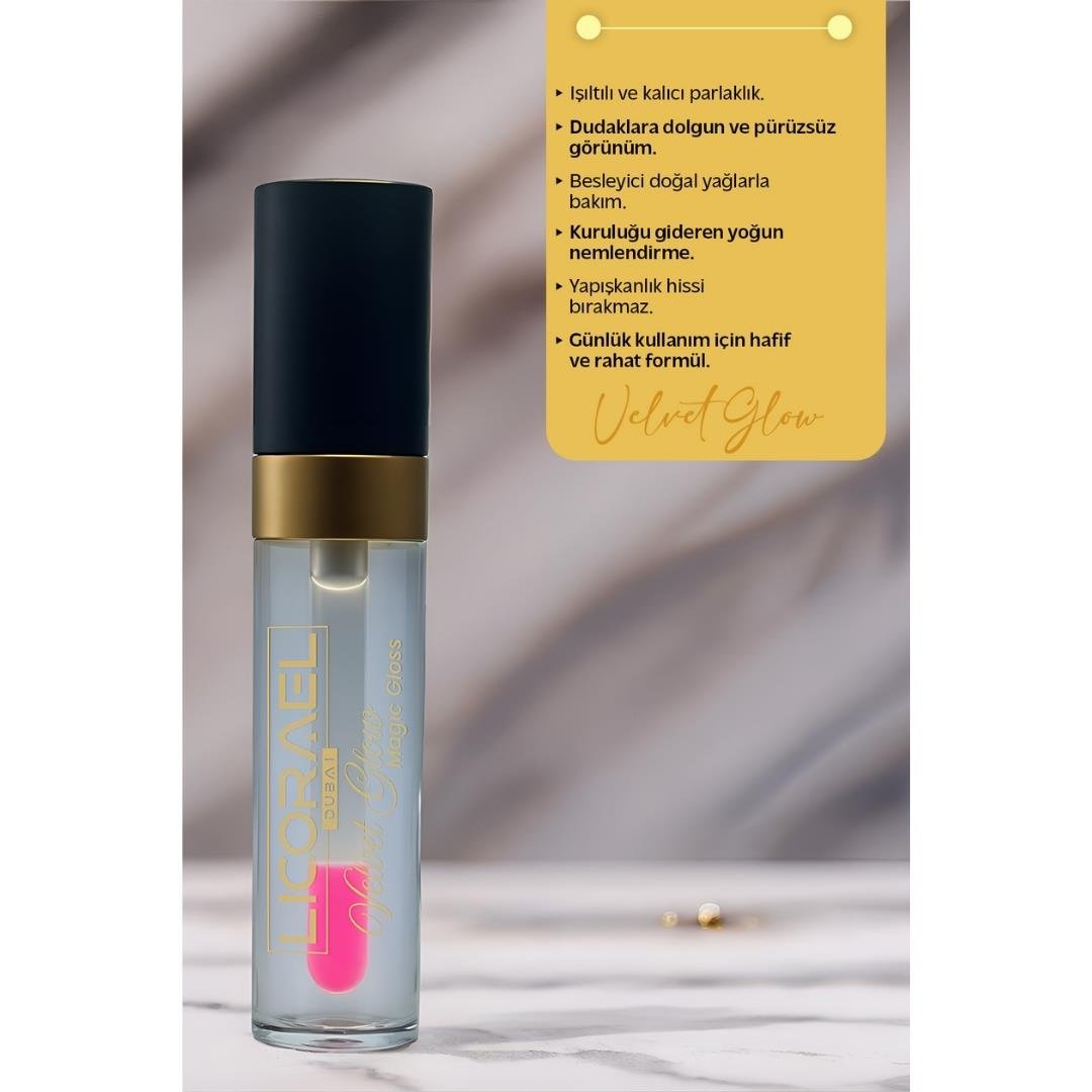 Licorael Dubai Magic Gloss 8ml. No:01 Velvet Glow
