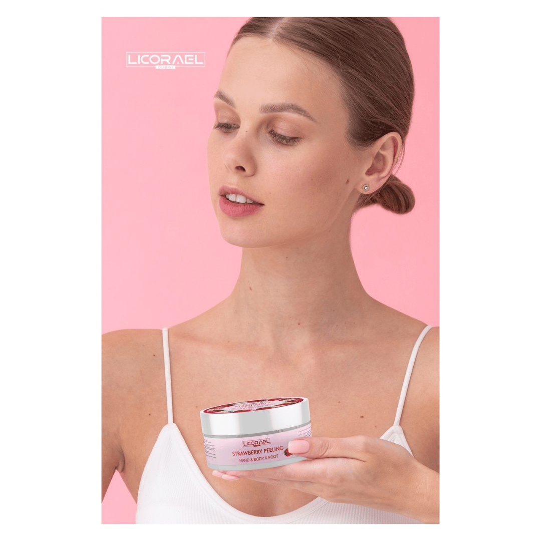 Licorael Dubai Peeling 150ml. Çilek Aromalı