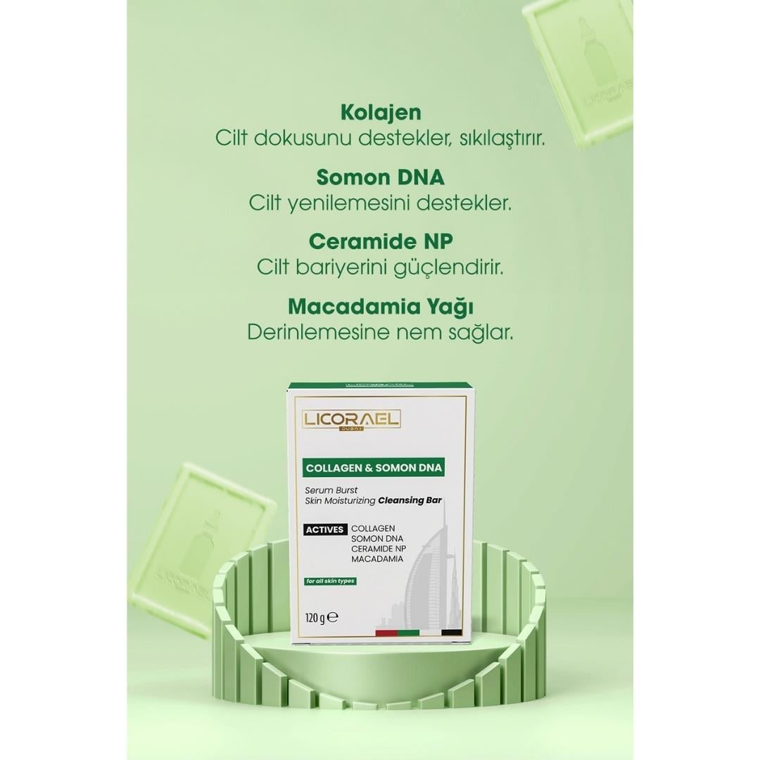 Licorael Dubai Sabun 120gr. Collagen & Somon DNA