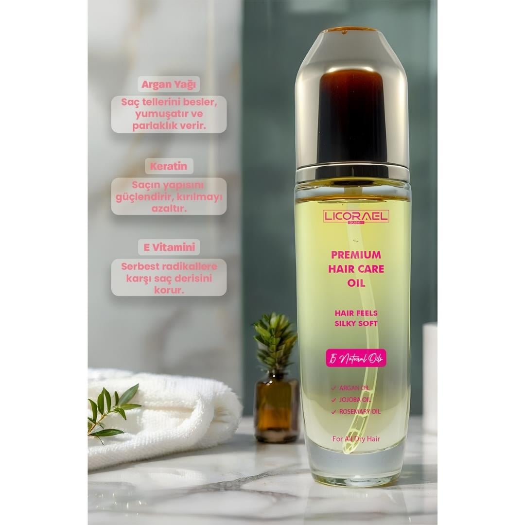Licorael Dubai Saç Bakım Yağı 120ml. Premium 