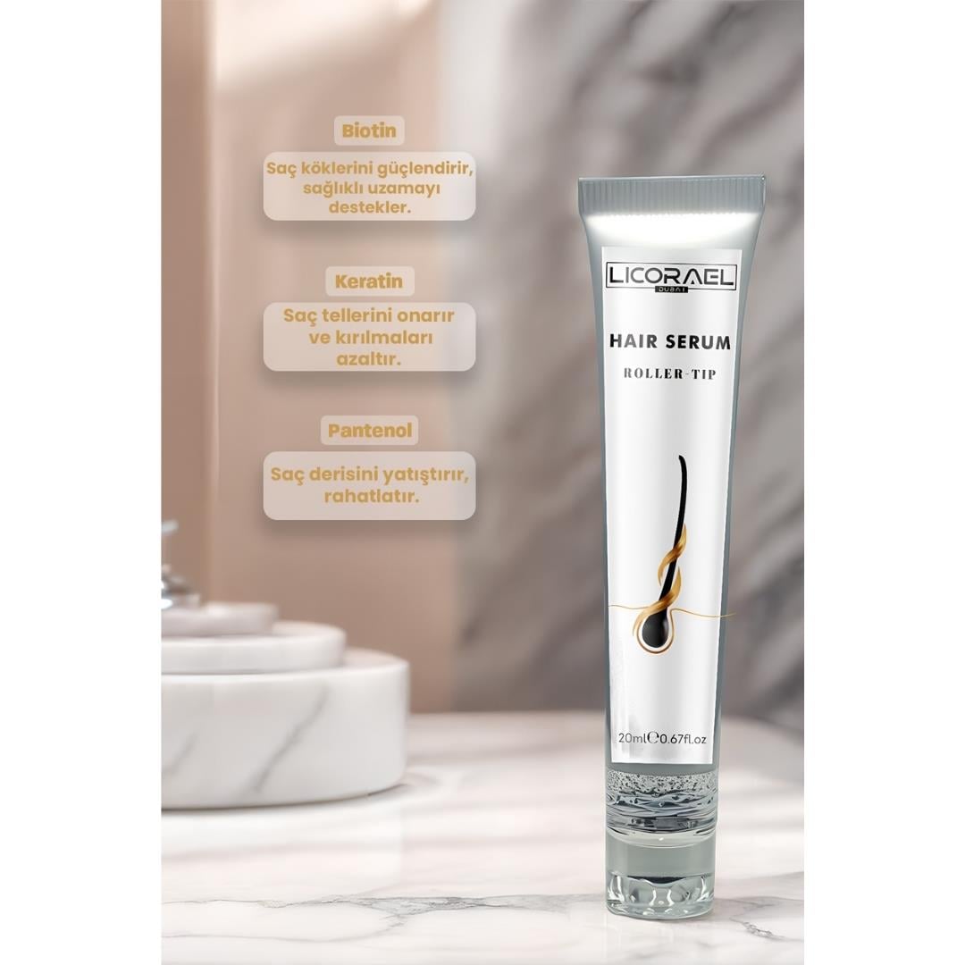 Licorael Dubai Saç Serumu 20ml. Roller-Tip