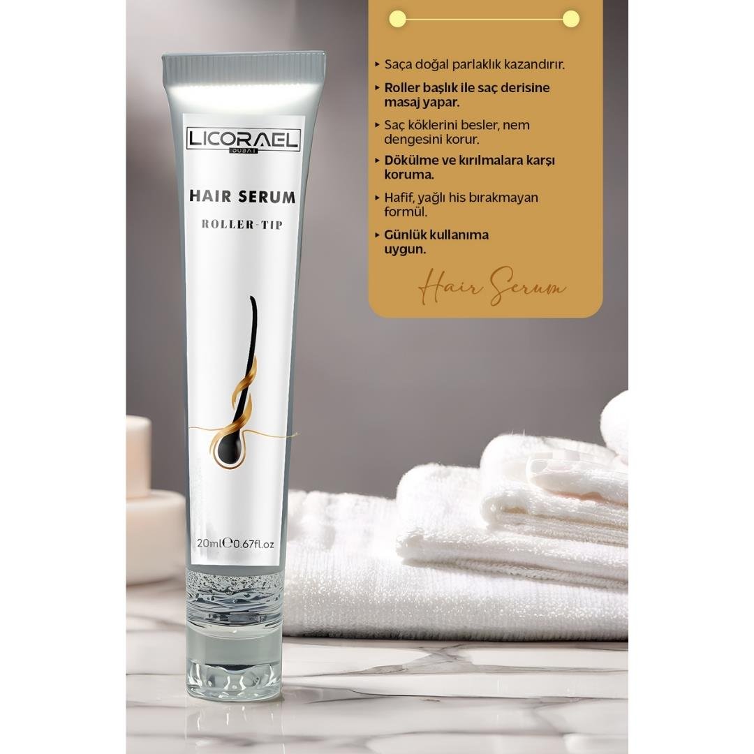 Licorael Dubai Saç Serumu 20ml. Roller-Tip