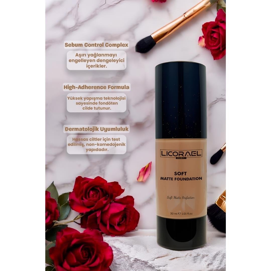 Licorael Dubai Soft Matte Foundation 30ml. No:M2