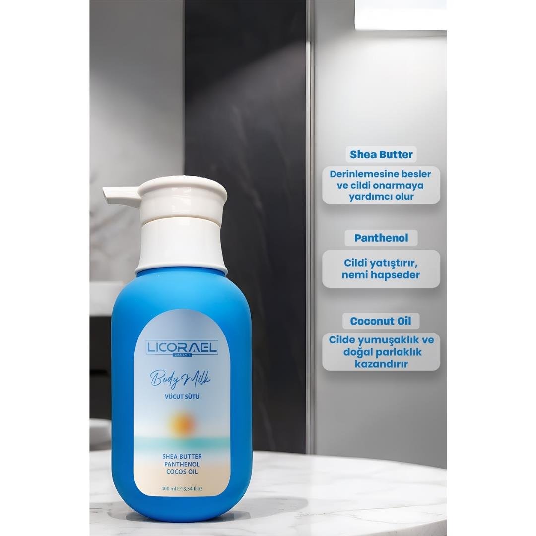 Licorael Dubai Vücut Sütü 400ml.