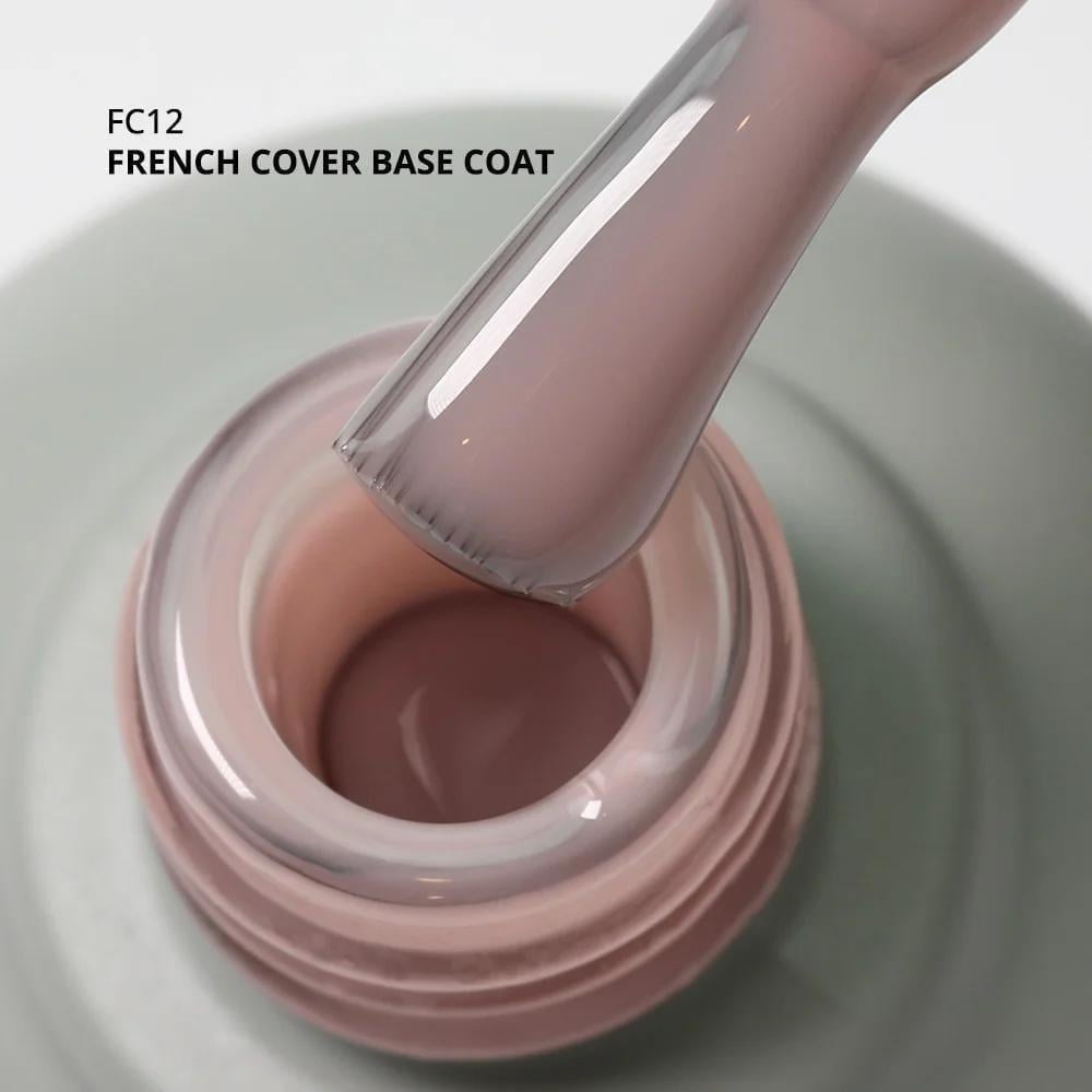 Momo French Cover Rubber Base Coat 10ml. FC12 Gül Kurusu