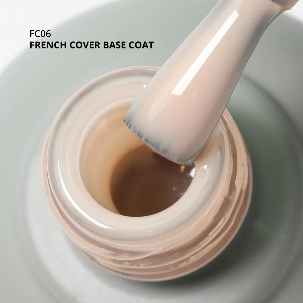 Momo French Cover Rubber Base Coat 10ml. FC06 Açık Bej