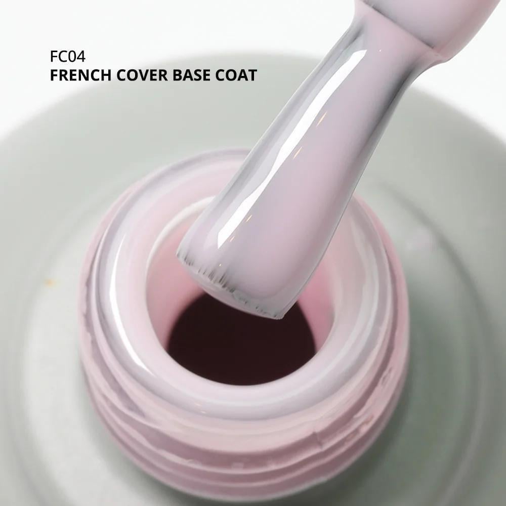Momo French Cover Rubber Base Coat 10ml. FC04 Açık Lila