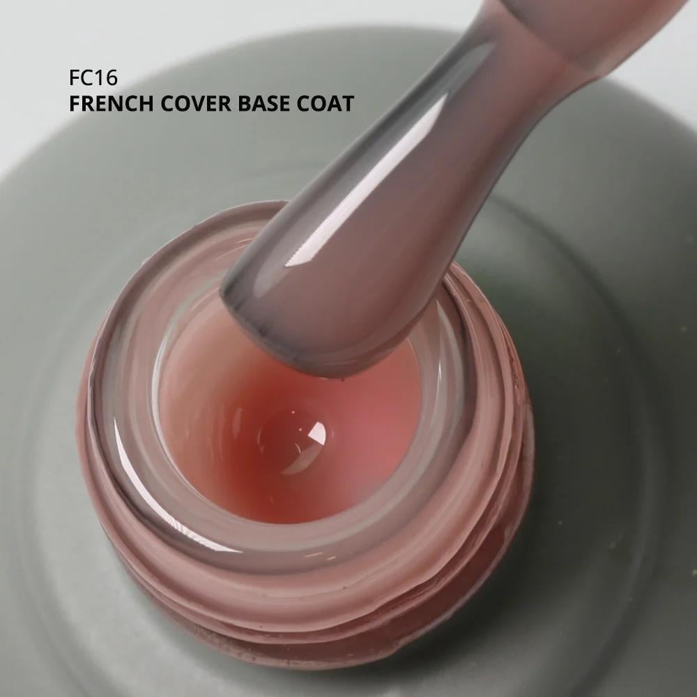 Momo French Cover Rubber Base Coat 10ml. FC16 Koyu Nude Pembe