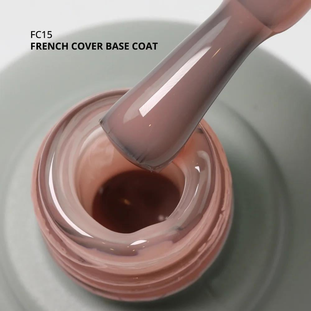 Momo French Cover Rubber Base Coat 10ml. FC15 Şeftali