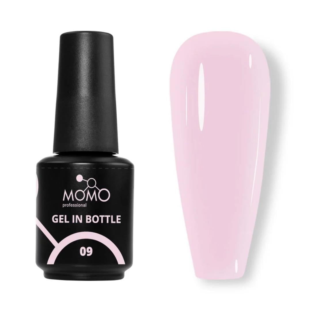 Momo Gel In Bottle 18ml. GB09 Soğuk Açık Pembe
