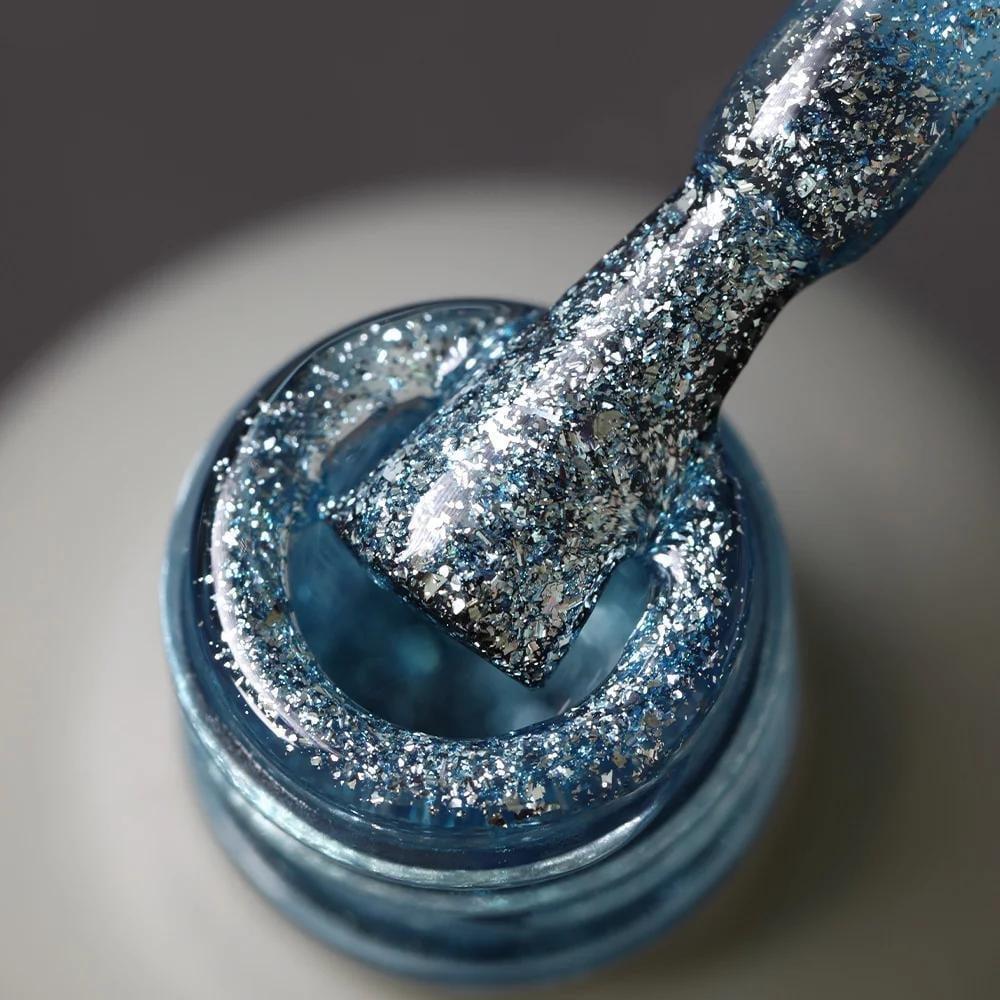 Momo Glitter Seri 14ml. G005 Yoğun Gümüş Turkuaz