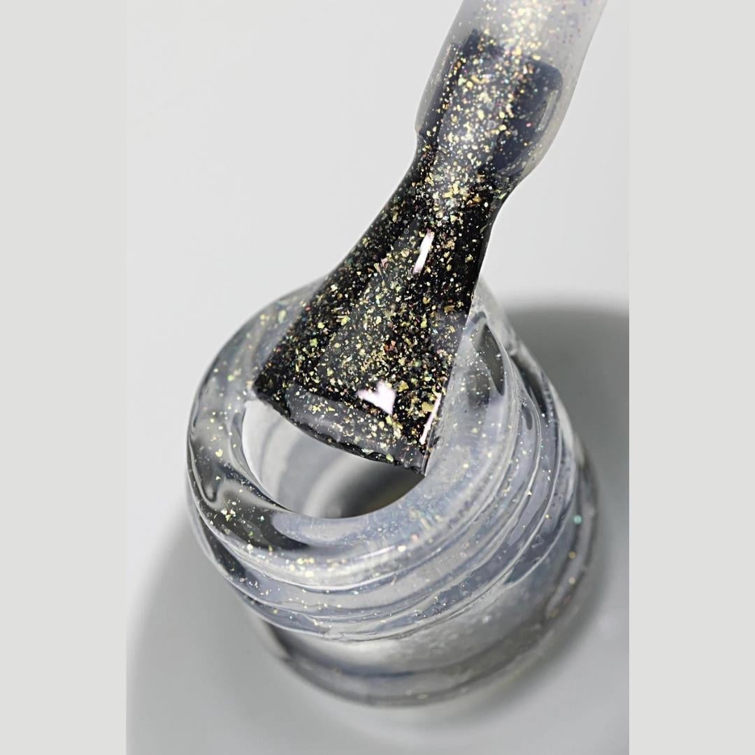 Momo Glitter Top Coat No-Wipe 9ml. GT01
