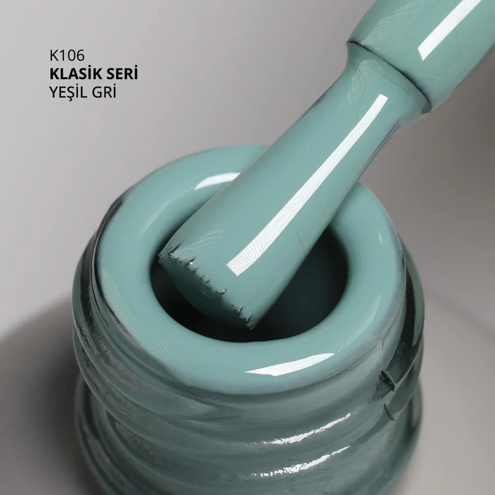 Momo Klasik Seri 14ml. K106 Yeşil Gri