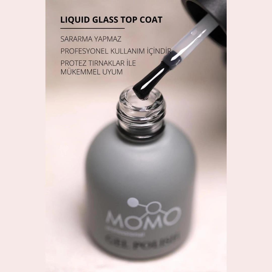 Momo Liquid Glass Top Coat 14ml.