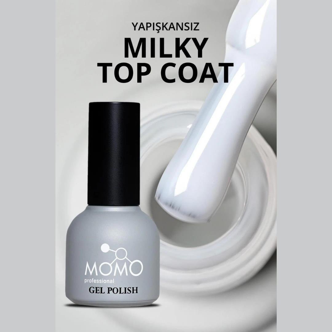 Momo Milky Top Coat 10ml.