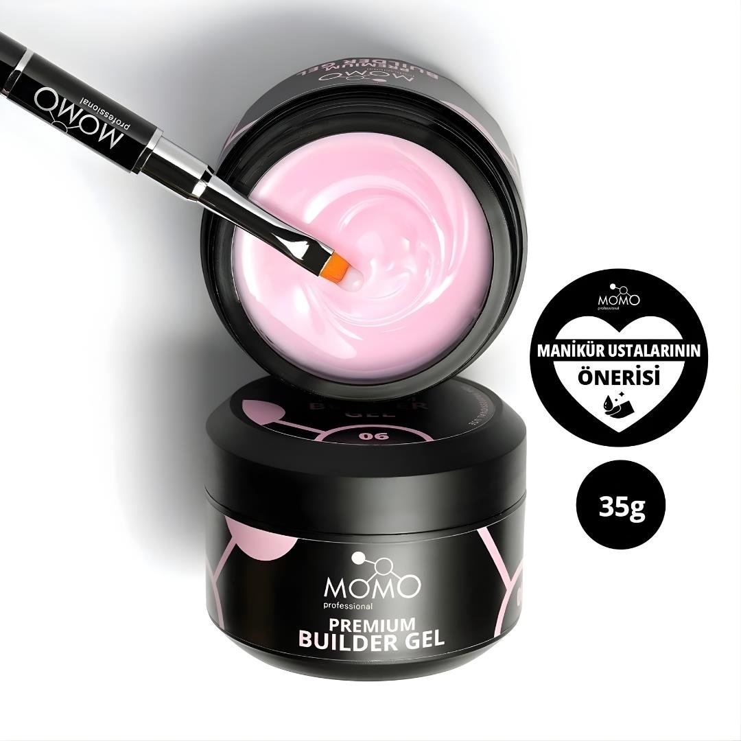Momo Premium Builder Gel 35gr. No:06 Pembe