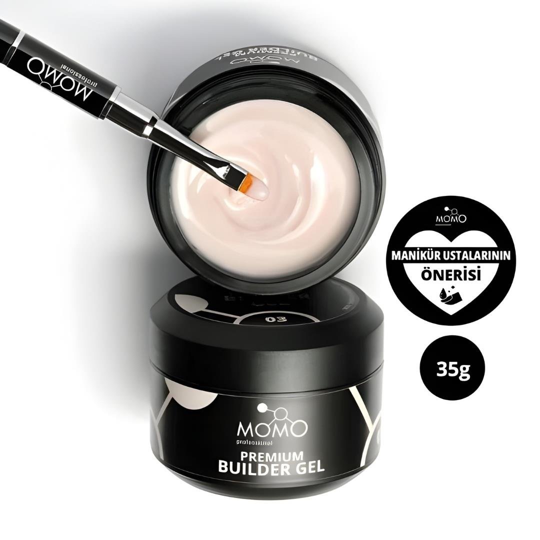 Momo Premium Builder Gel 35gr. No:03 Açık Bej