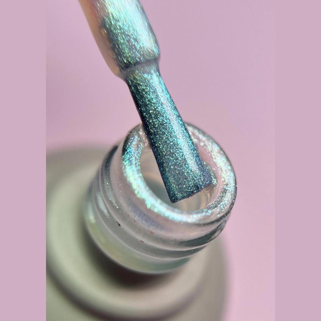 Momo Shimmer Limited Seri 10ml. SL04 Rakı Beyazı Turkuaz-Yeşil Simli