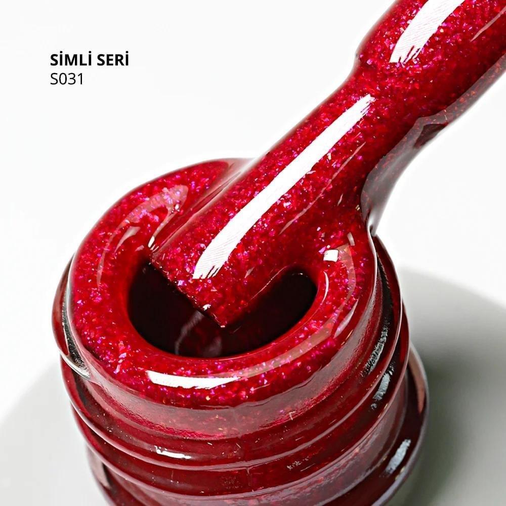 Momo Simli Seri 14ml. S031 Parıltılı Vişne