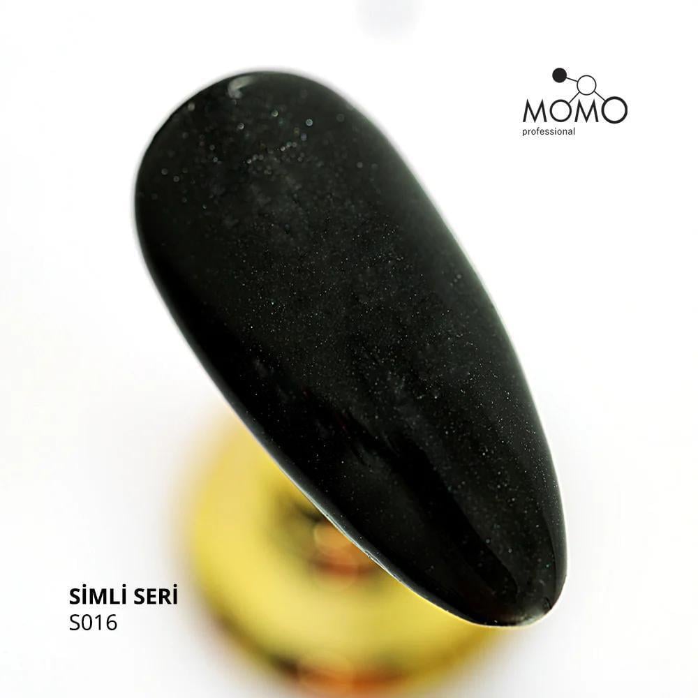 Momo Simli Seri 14ml. S016 Hafif Simli Siyah