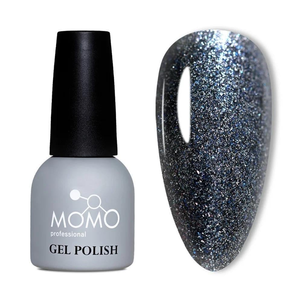 Momo Simli Seri 14ml. S029 Parıltılı Küllü Gri