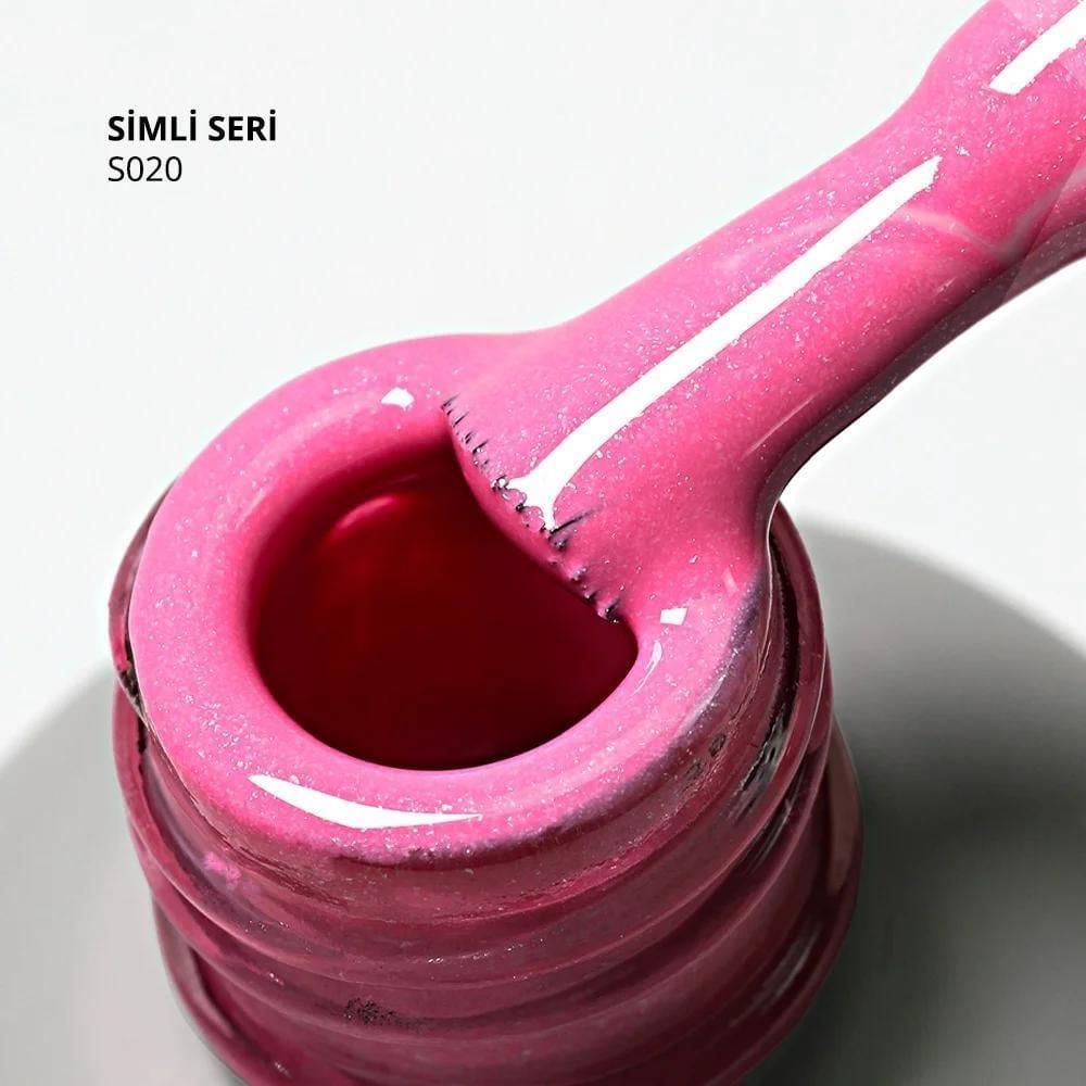 Momo Simli Seri 14ml. S020 Hafif Işıltılı Şeker Pembesi