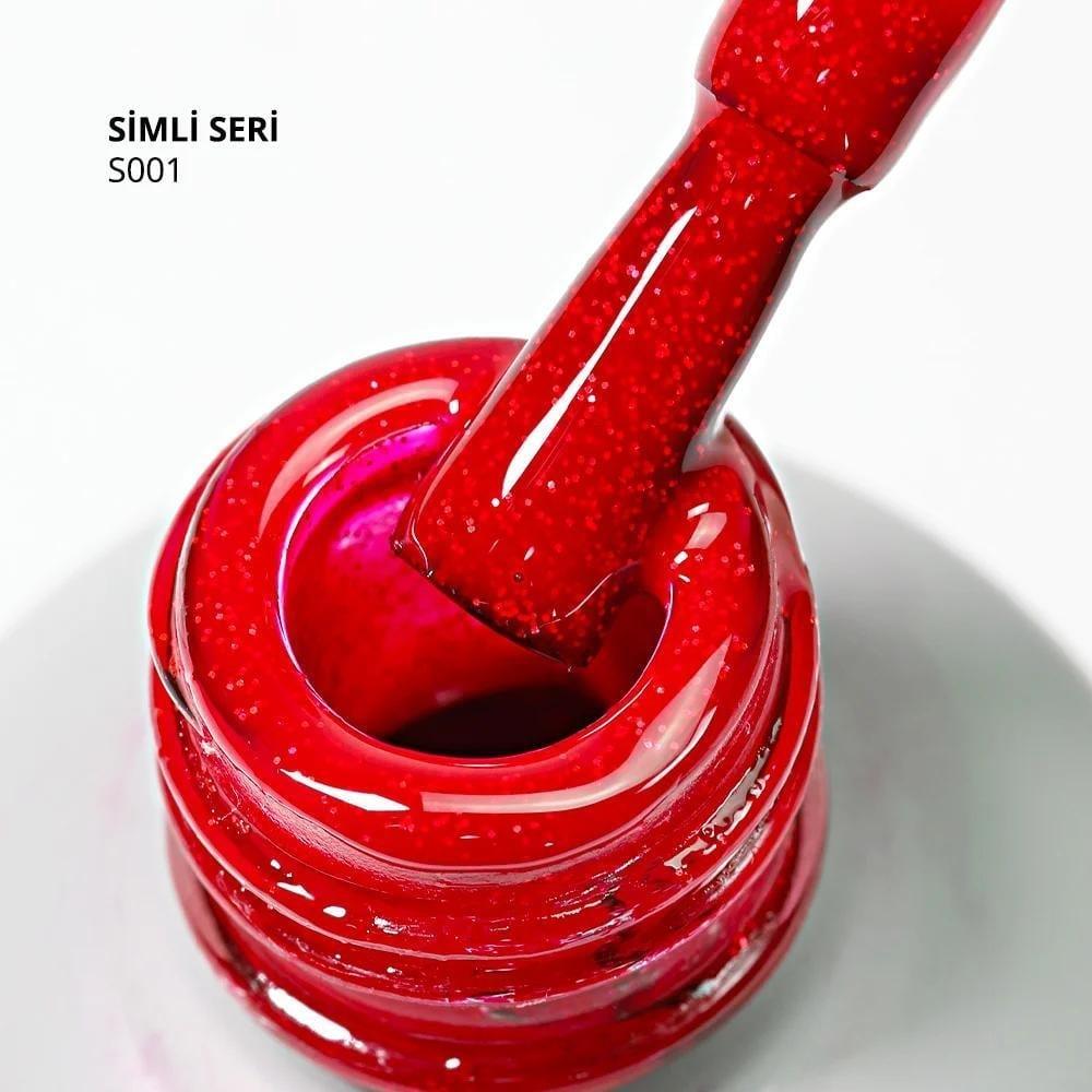 Momo Simli Seri 14ml. S001 Koyu Kırmızı