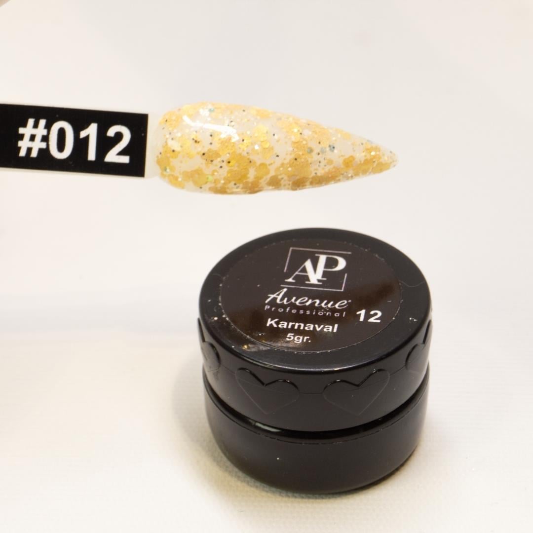 Nail Art ÜrünleriAvenue ProfessionalAvenue Karnaval Jel 5gr. 12