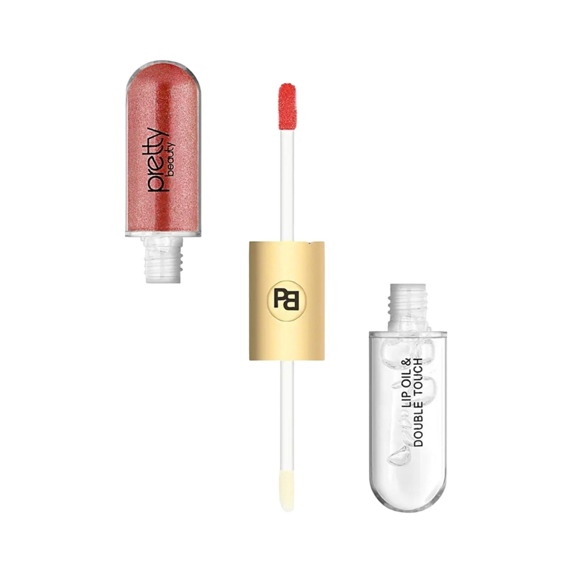 Parlatıcı - Lip GlossPretty BeautyPretty Beauty Lip Oil & Double Touch 04 PB-408C