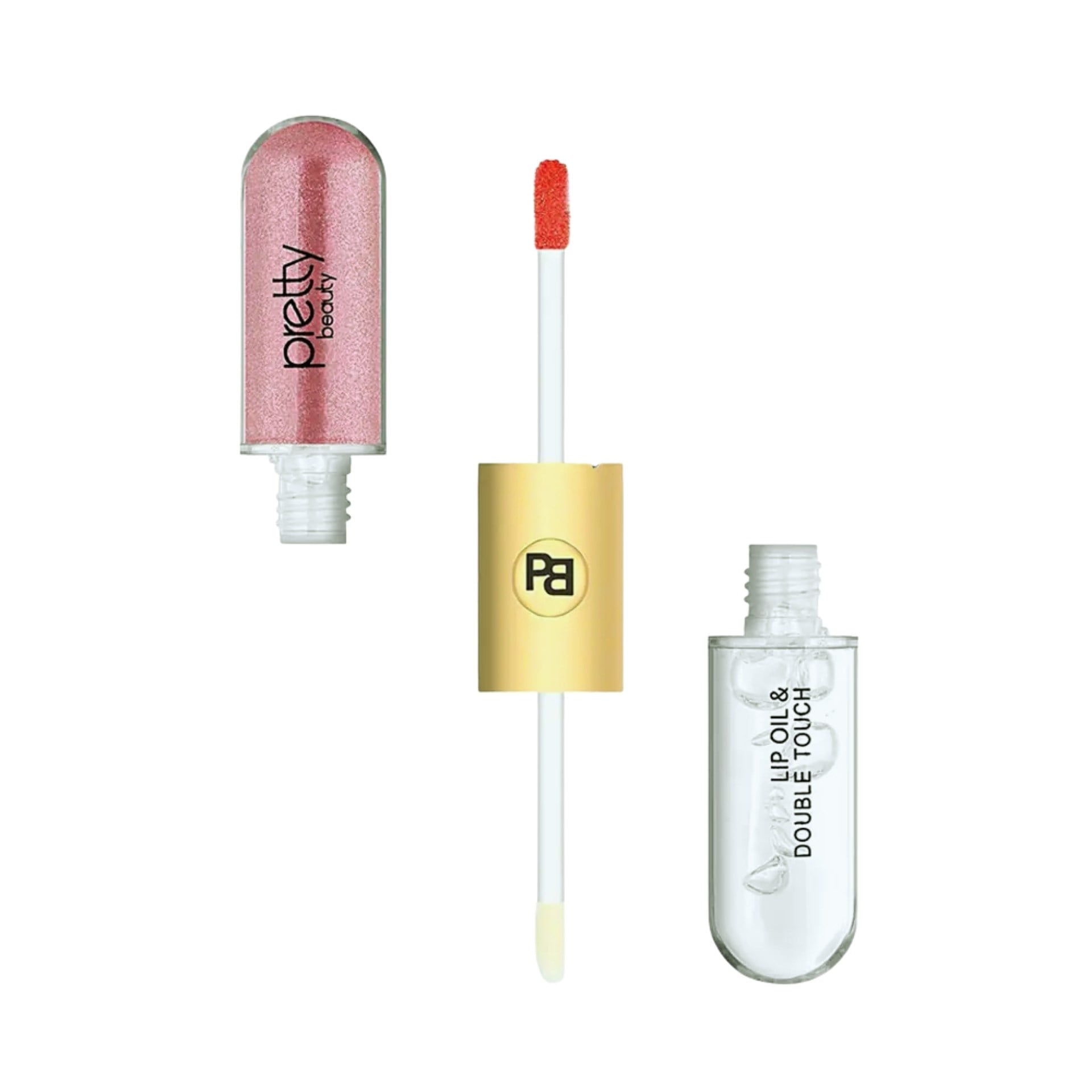 Parlatıcı - Lip GlossPretty BeautyPretty Beauty Lip Oil & Double Touch 04 PB-408B